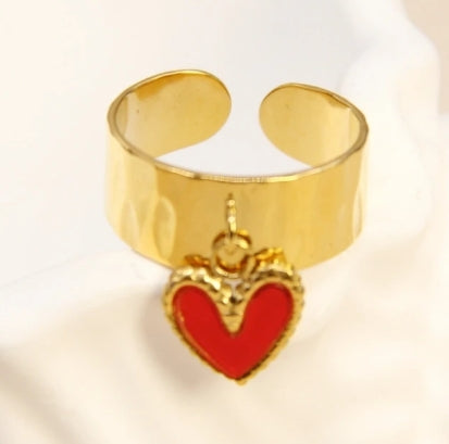 BAGUE AGATHE ROUGE