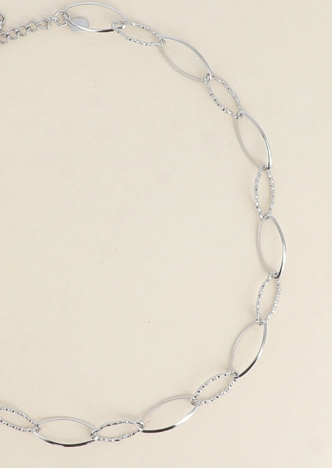 COLLIER DANAE argenté