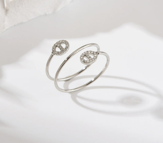 BAGUE GRACE ARGENTEE