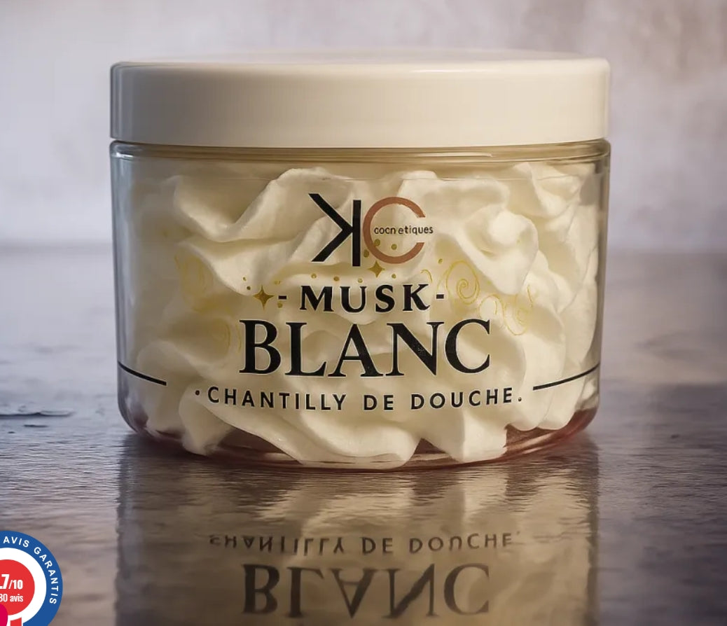 CHANTILLY DE DOUCHE MUSC BLANC 100GRS