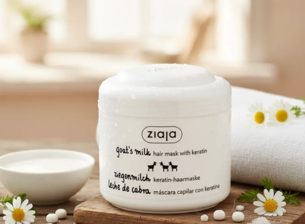 MASQUE REVITALISANT A LA KERATINE ET AU LAIT DE CHEVRE 200ML