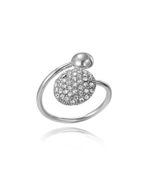 BAGUE RHONDA ARGENTEE