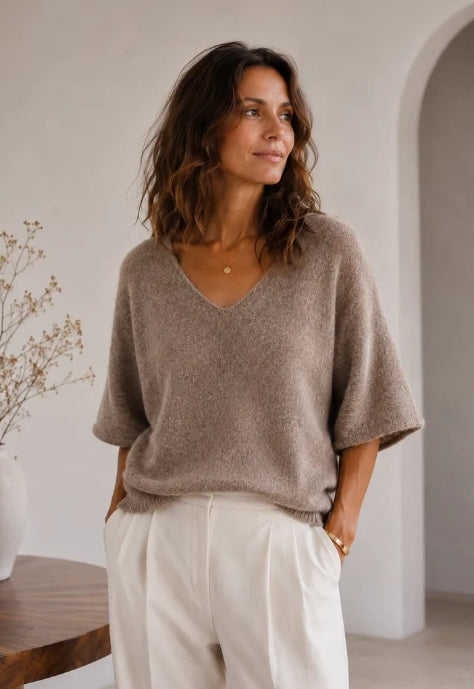 PULL LANA TAUPE