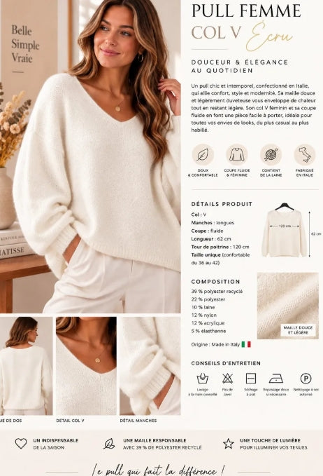 PULL YANA BLANC