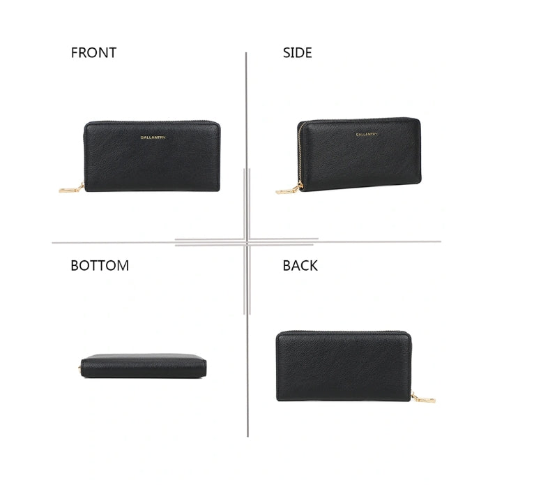 PORTEFEUILLE IVANA NOIR