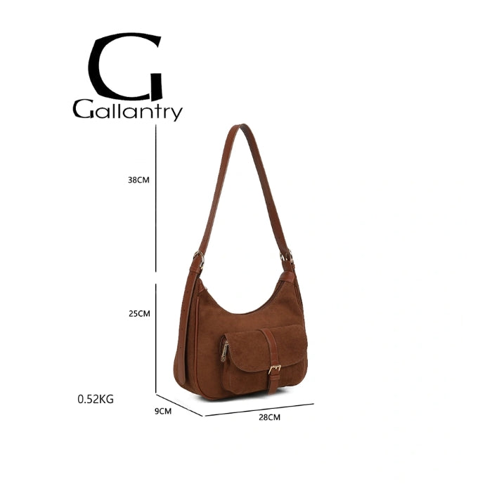 SAC GALATEE  MARRON FONCE