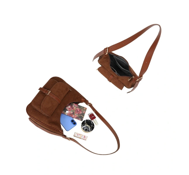 SAC GALATEE  MARRON FONCE