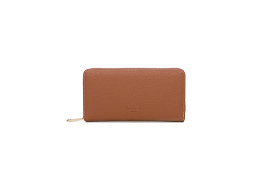 ENSEMBLE PORTEFEUILLE PORTEMONNAIE GARANCE CAMEL