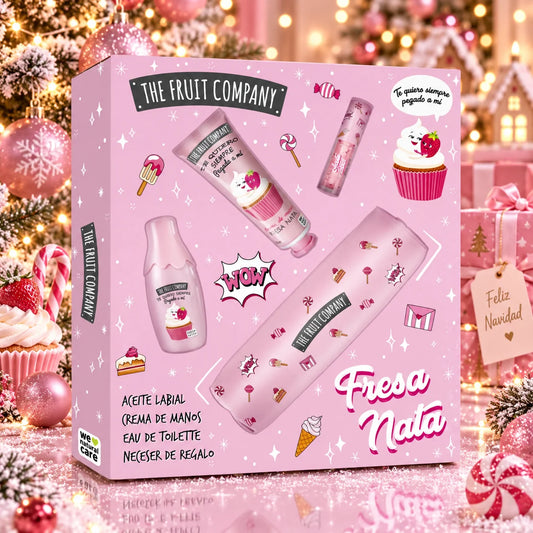 COFFRET NOËL 4 PIECES FRAISE CHANTILLY THE FRUIT COMPANY