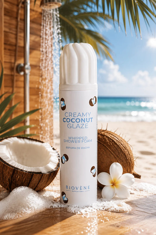 MOUSSE DE DOUCHE CREAMY COCONUT GLAZE 250ML BIOVENE BARCELONA