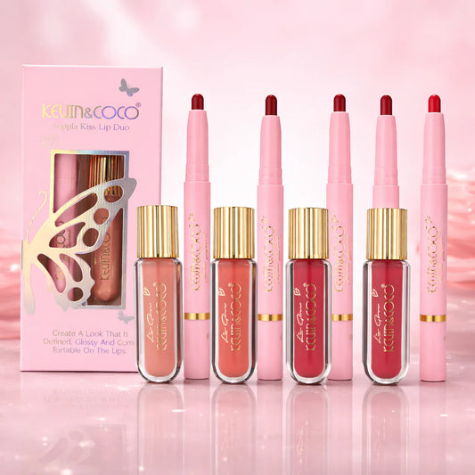 SET COMPLET LEVRES GLOSS ET CRAYON KEVIN & COCO TEINTE 1