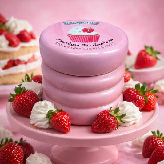 BOUGIE FRAISE CHANTILLY THE FRUIT COMPANY