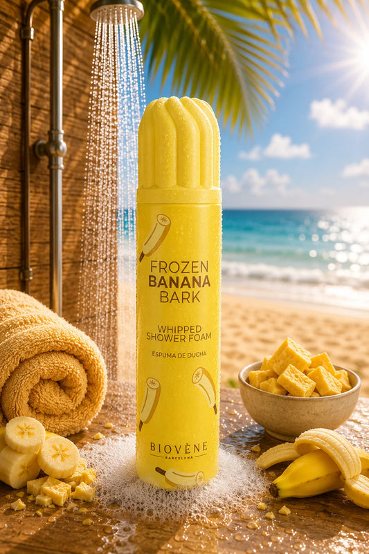 MOUSSE DE DOUCHE FROZEN BANANA BARK 250ML BIOVENE BARCELONA