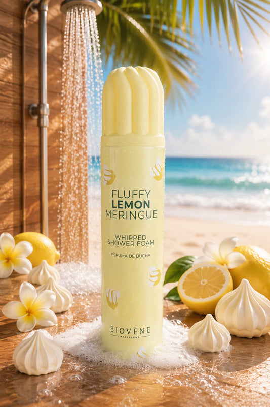 MOUSSE DE DOUCHE FLUFFY LEMON MERINGUE  250ML BIOVENE BARCELONA