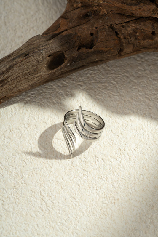 BAGUE CAROLINA argentée