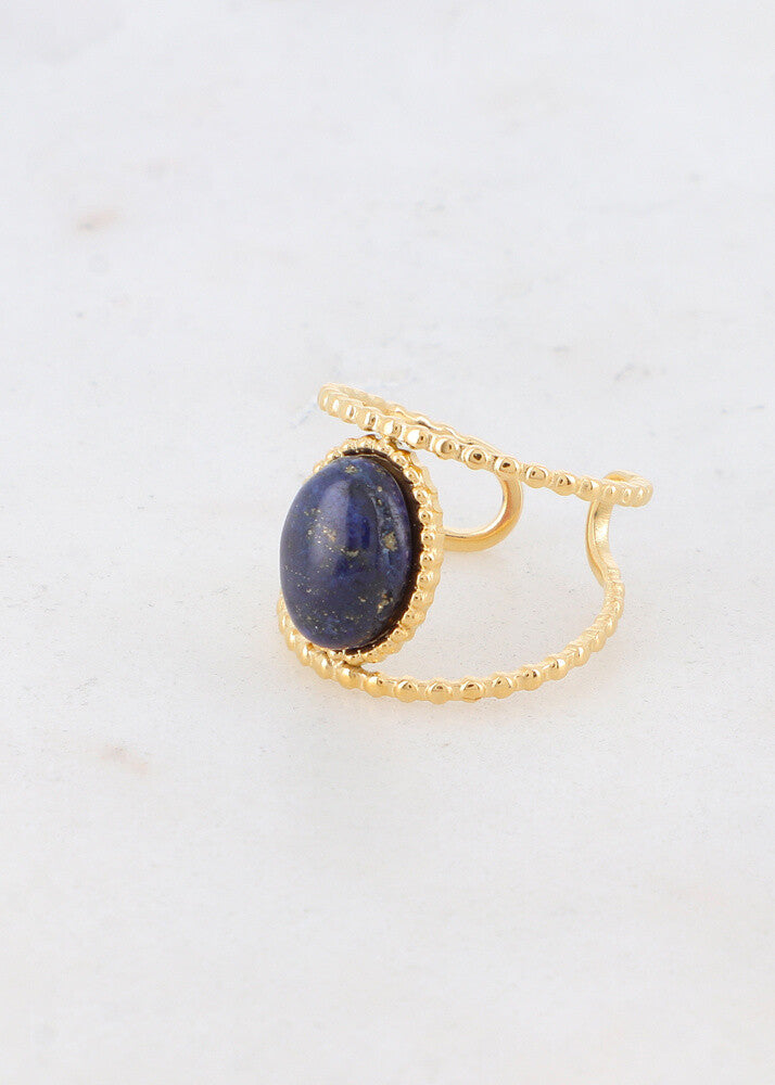 BAGUE MURIEL BLEU
