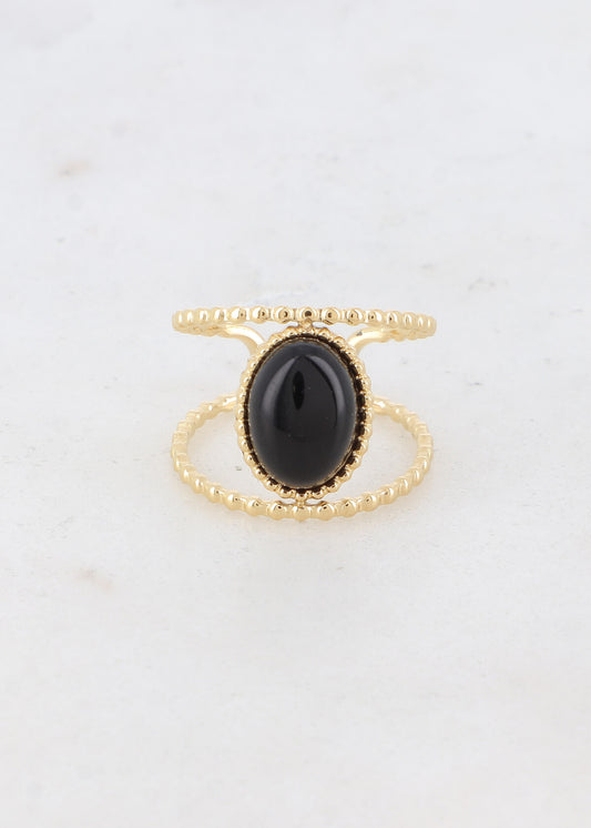 BAGUE MURIEL NOIR