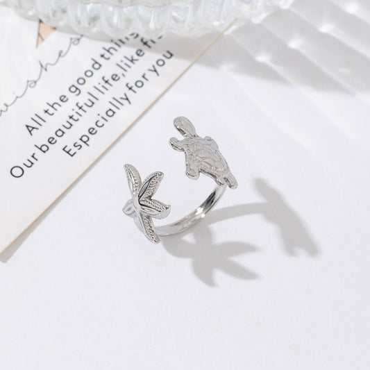 BAGUE FABIE argentée