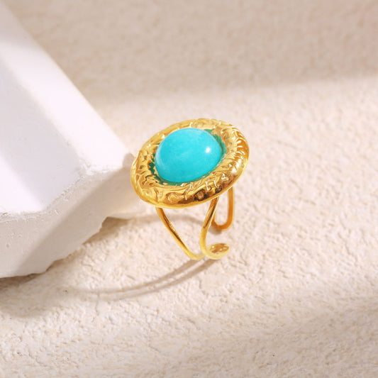 BAGUE MELINA TURQUOISE
