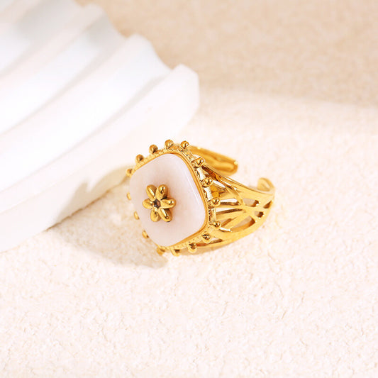 BAGUE MARGOT BLANC