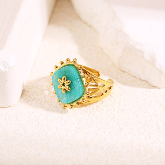 BAGUE MARGOT TURQUOISE