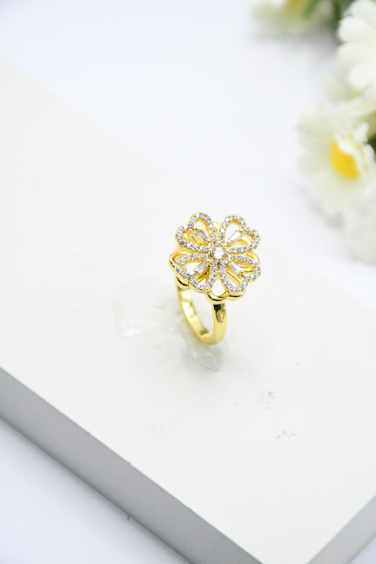 bague anti stress dorée