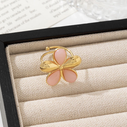 BAGUE FLORA ROSE