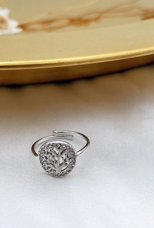 BAGUE CASSANDRE argentée