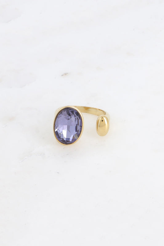 BAGUE OVALINA INDIGO