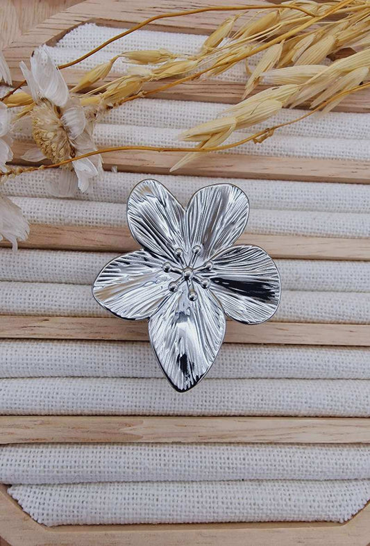 BAGUE INES argentée