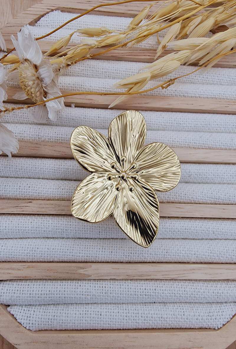 BAGUE INES dorée
