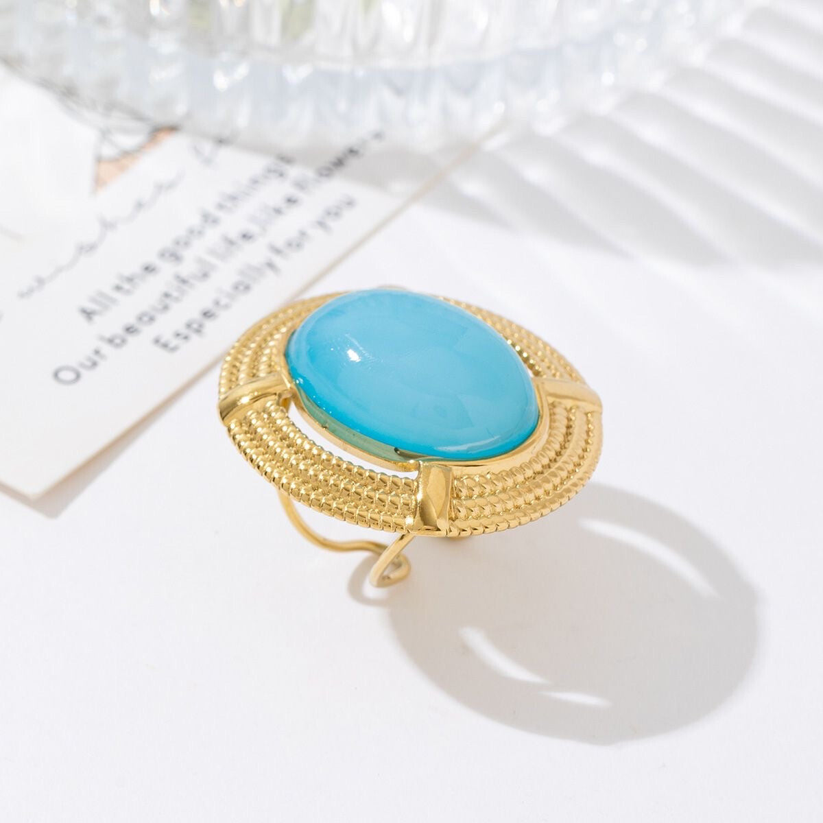 BAGUE MIMI TURQUOISE