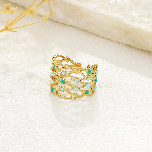 BAGUE NOUR VERT