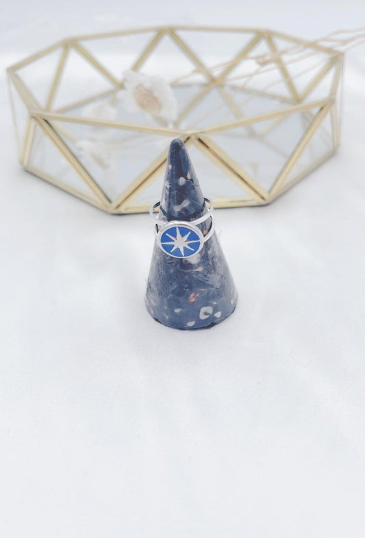 BAGUE MANEL BLEU