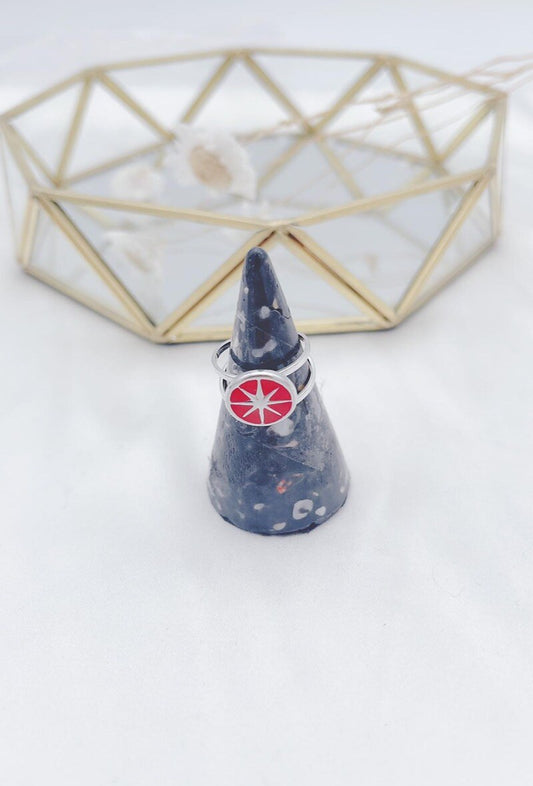 BAGUE MANEL ROUGE