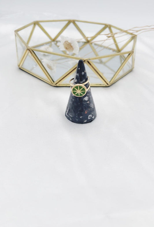BAGUE MANEL VERT