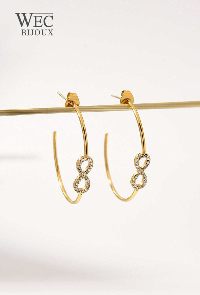 BOUCLES D'OREILLES INFINITY