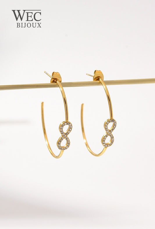 BOUCLES D'OREILLES INFINITY