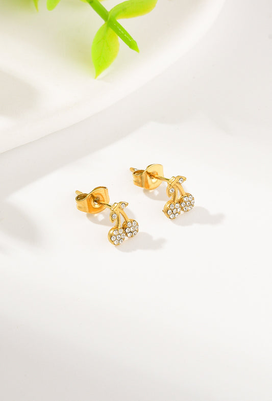 BOUCLES D'OREILLES CERISE