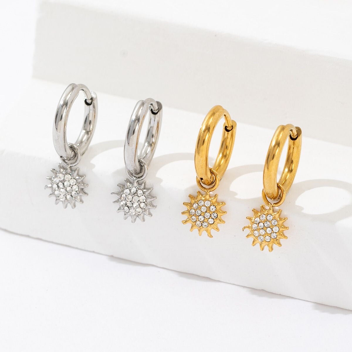 BOUCLES D'OREILLES SAMANTHA dorées