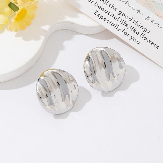 BOUCLES D'OREILLES CORINNE argentées
