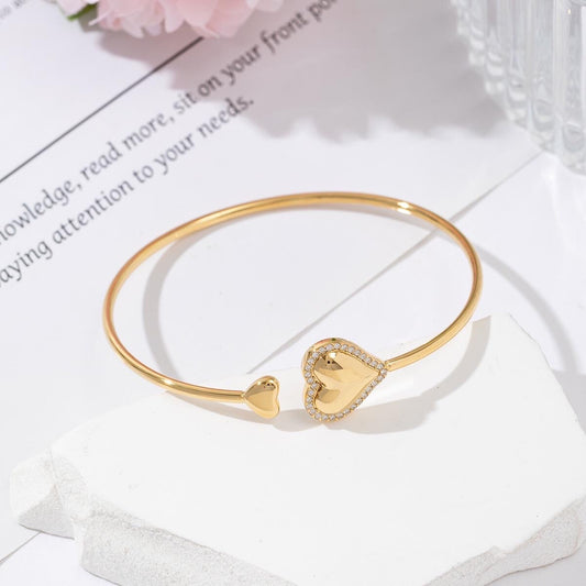 BRACELET JONC SABRINA doré