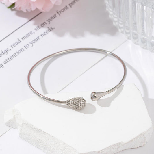 BRACELET JONC TOURIA argenté