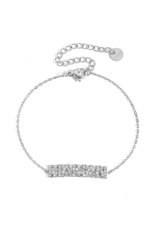 BRACELET MAMAN ARGENT