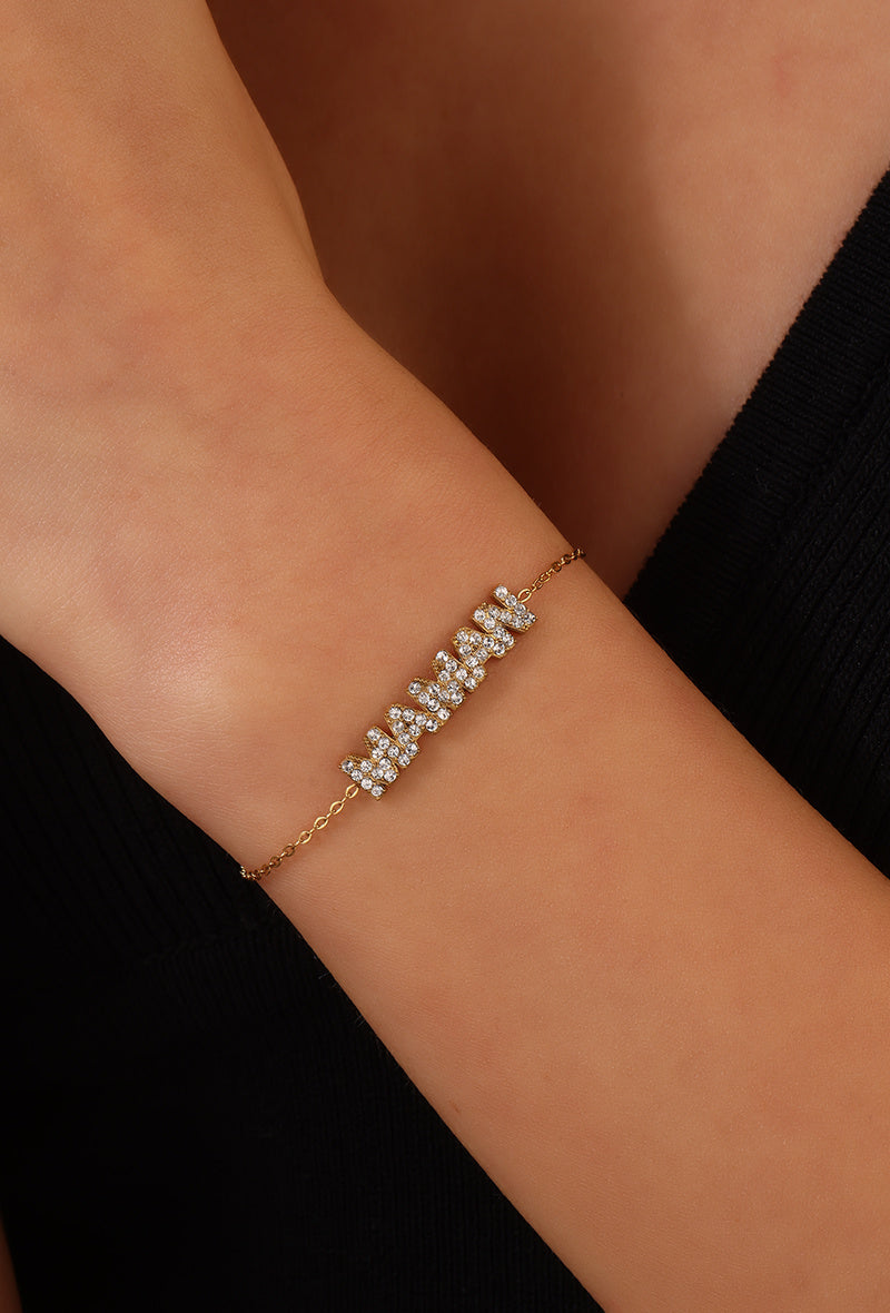 BRACELET MAMAN DORE