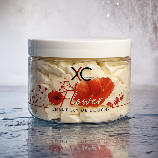 CHANTILLY DE DOUCHE RED FLOWER  100GRS