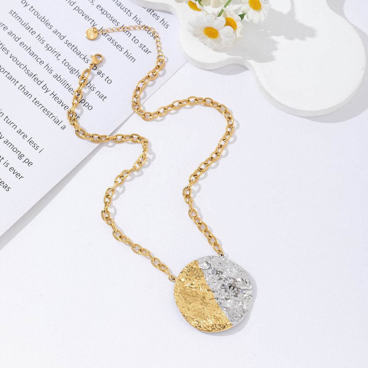 COLLIER PAMELA bicolore