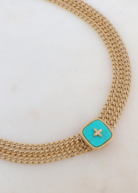 COLLER ADELAIDE TURQUOISE
