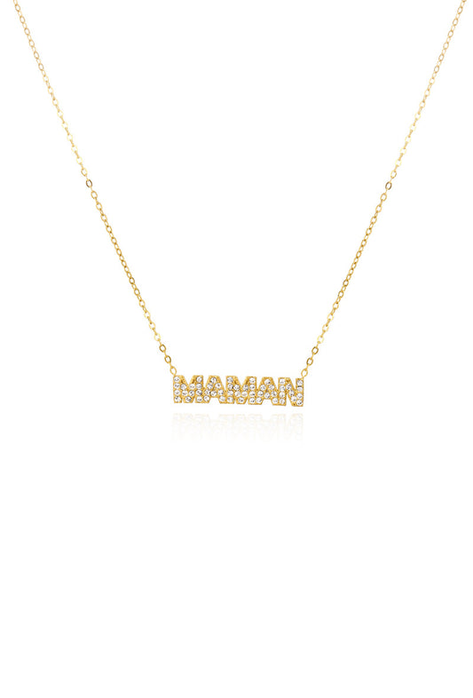 COLLIER MAMAN DORE