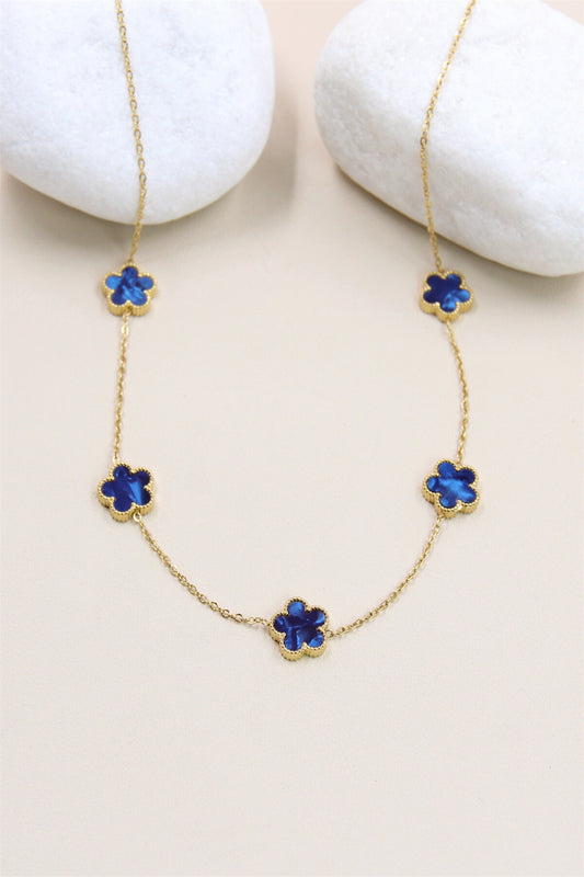 COLLIER LUCKY BLEU